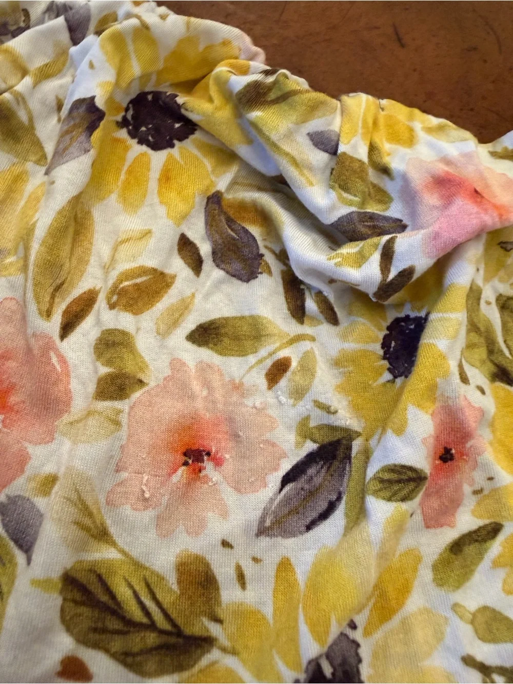 Little sleepies standard crib sheets autumn sunflower and golden poppies